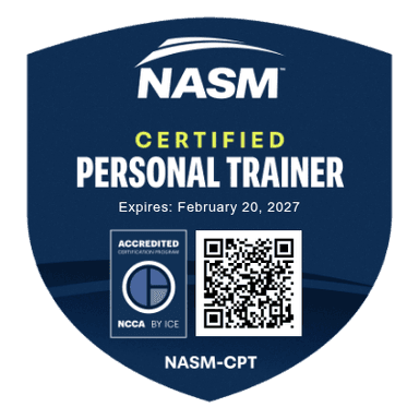 NASM Certified Personal Trainer badge